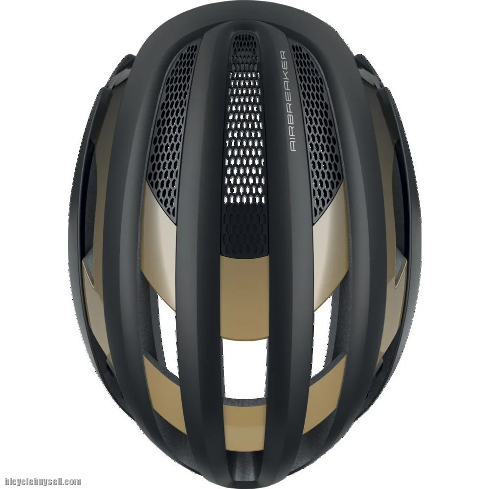 ABUS AIRBREAKER <BLACK GOLD> ROAD HELMET