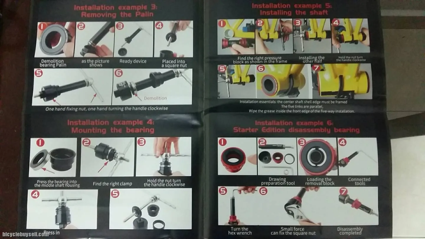 MUQZI Professional Bottom Bracket Install &amp; Removal Kit for Press Fit BB
