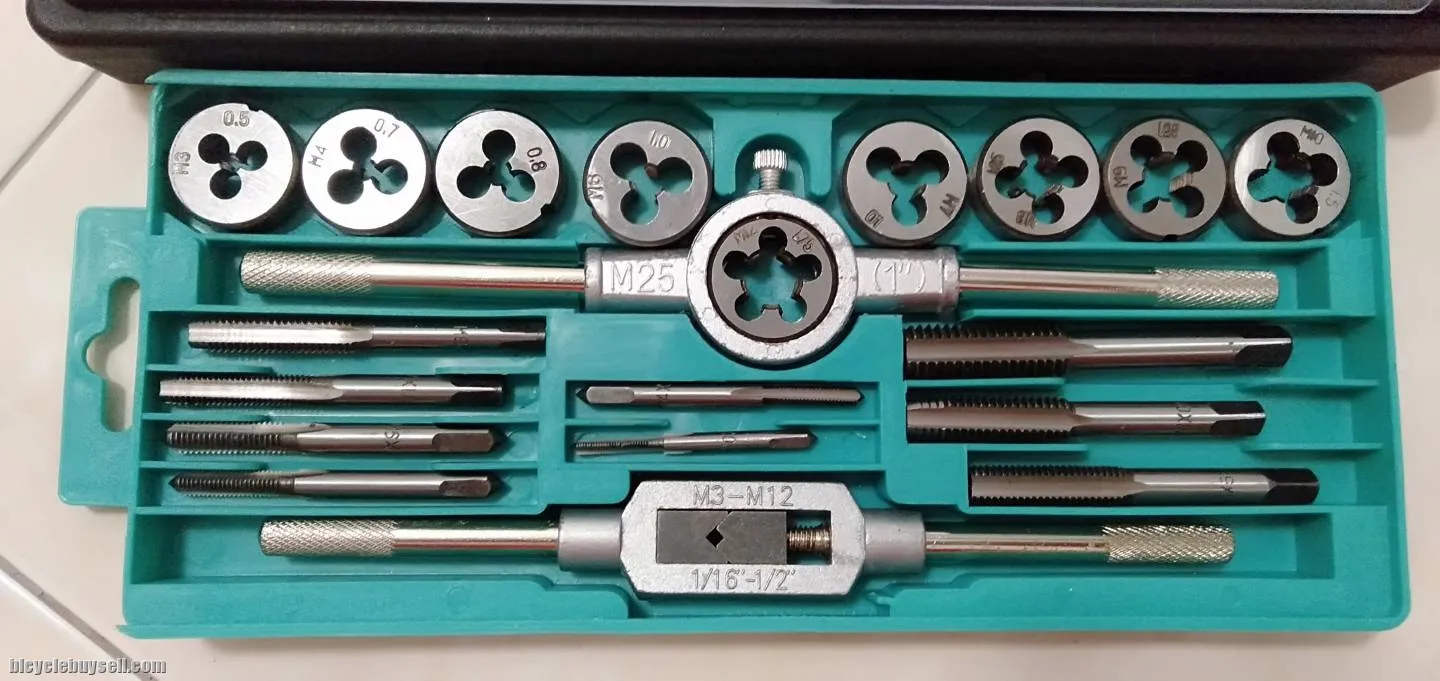 Tap &amp; Die Set for OD and ID (M3 - M12)