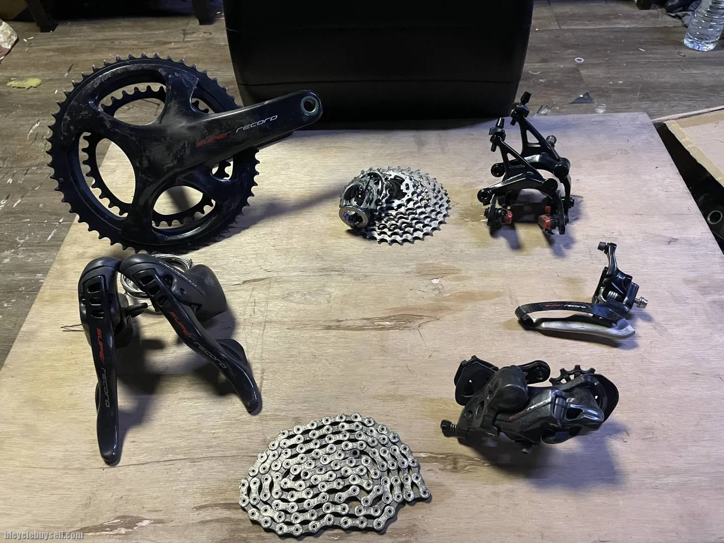 (SOLD) Campagnolo Super Record 12 speed groupset complete