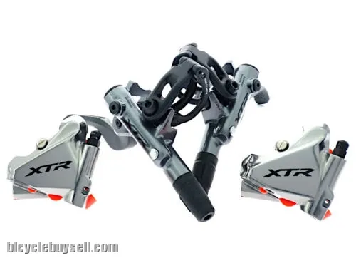 Shimano XTR BL-M9100/BR-M9110 I-Spec-EV Disc Brake Lever/Caliper Set Flat Mount