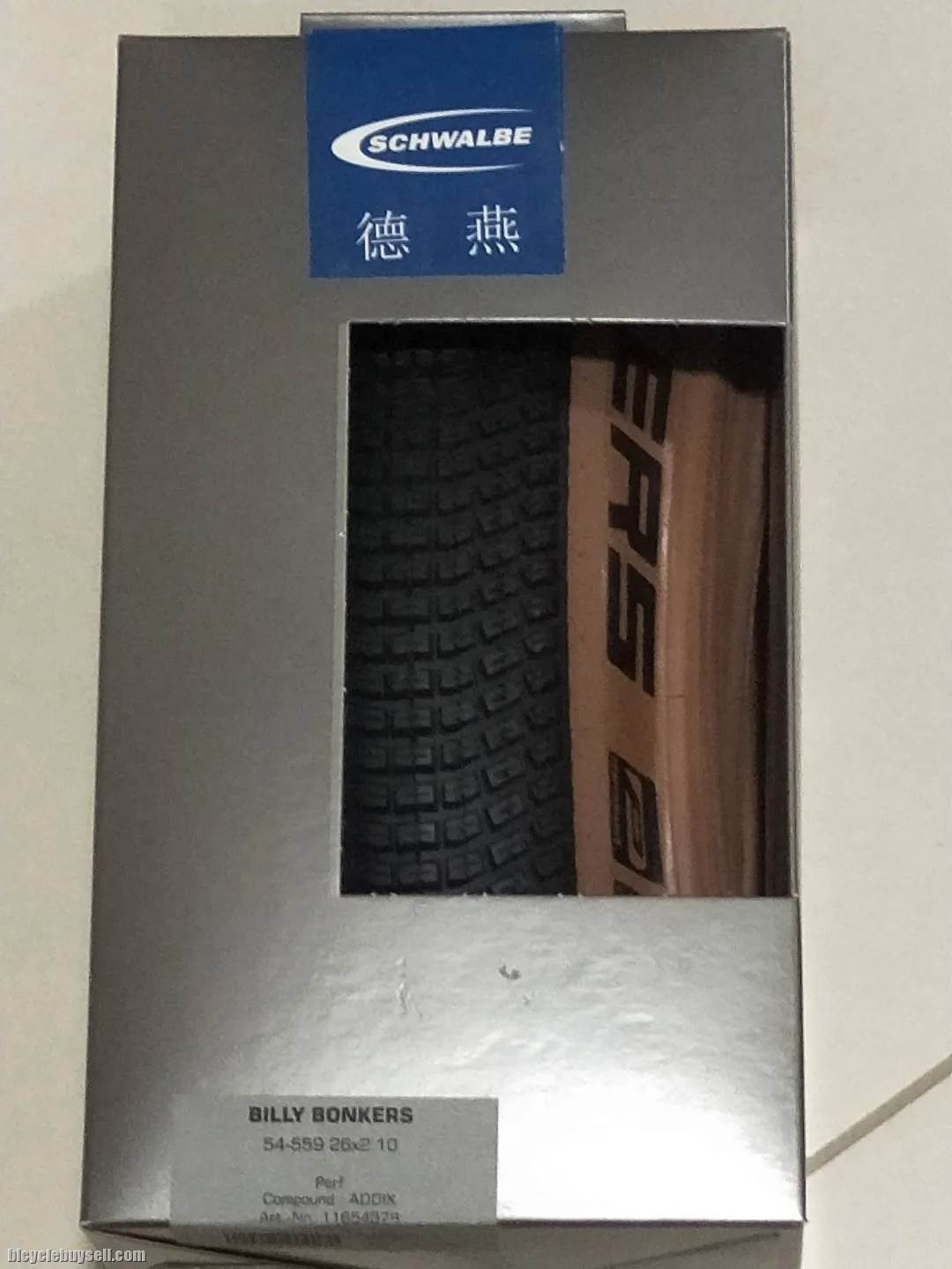 Schwalbe Billy Bonkers 26 x 2.10 Dirt Jump Performance MTB Tire Skin Wall Addix