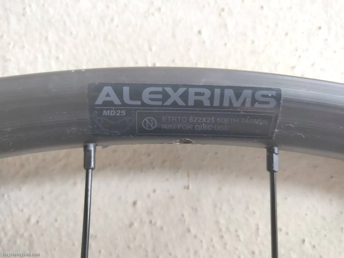 Alexrims Md25 Shimano hub wheelset
