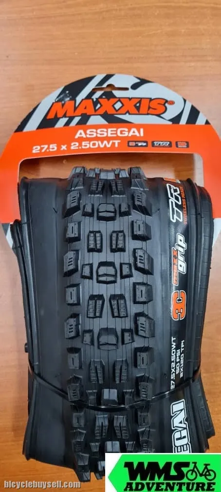 Maxxis Tyre Assegai 27.5/29  x 2.50WT 3C Maxx Grip/DD/TR DOUBLE DOWN