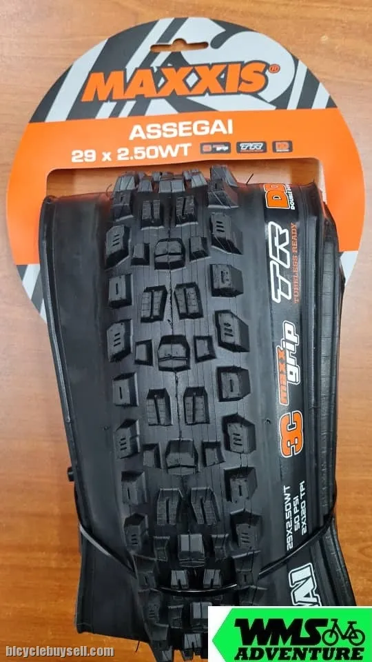 Maxxis Tyre Assegai 27.5/29  x 2.50WT 3C Maxx Grip/DD/TR DOUBLE DOWN