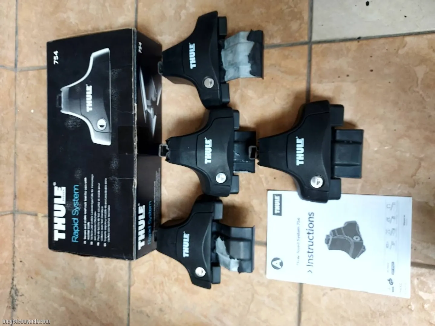 Thule Rapid system 754 (4 pack) - roof rack