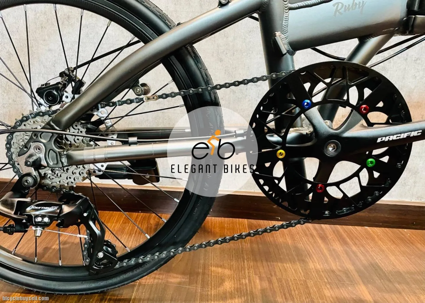 DAHON UNO RUBY DISC VERSION SHIMANO 8SP 451 WHEELSET
