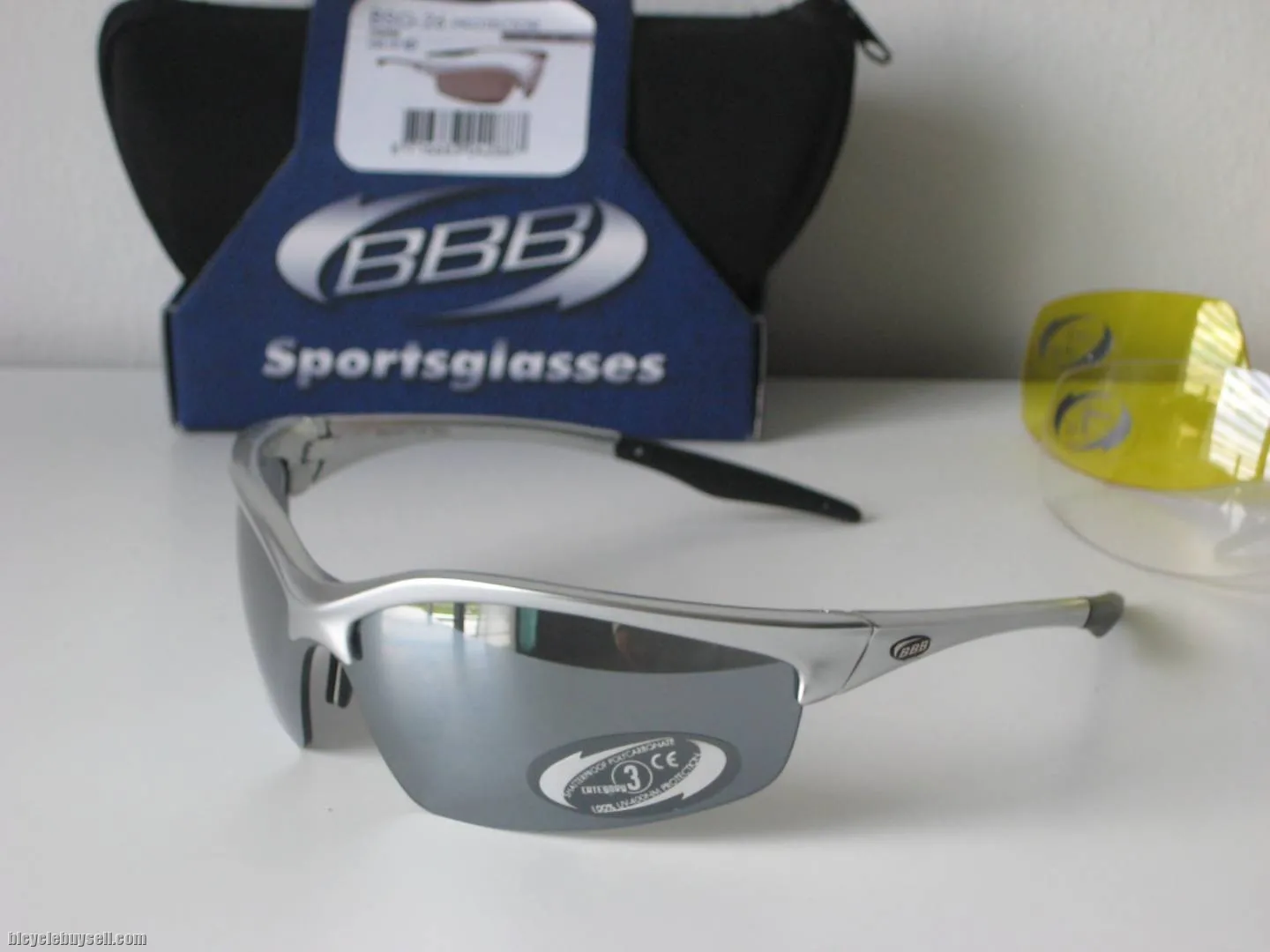 BBB Protector Silver sunglasses - 3 lenses