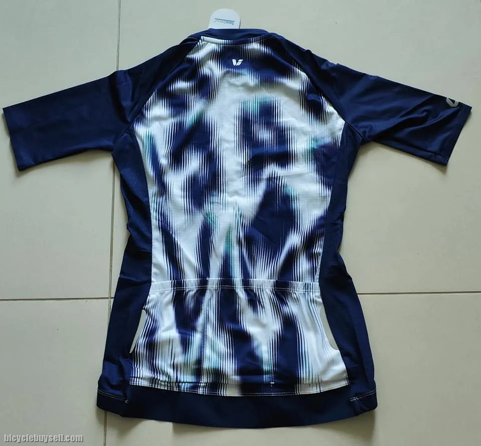 LIV Leona Short Sleeves Race Cut Cycling Jersey Blue/White