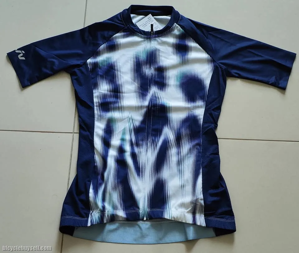 LIV Leona Short Sleeves Race Cut Cycling Jersey Blue/White