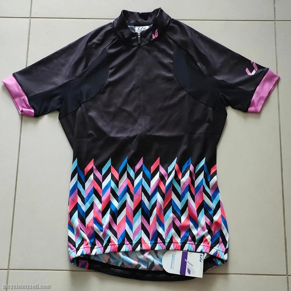 LIV Signature 2021 Cycling Jersey Club Cut - Etxeondo Made in Spain Black Pink