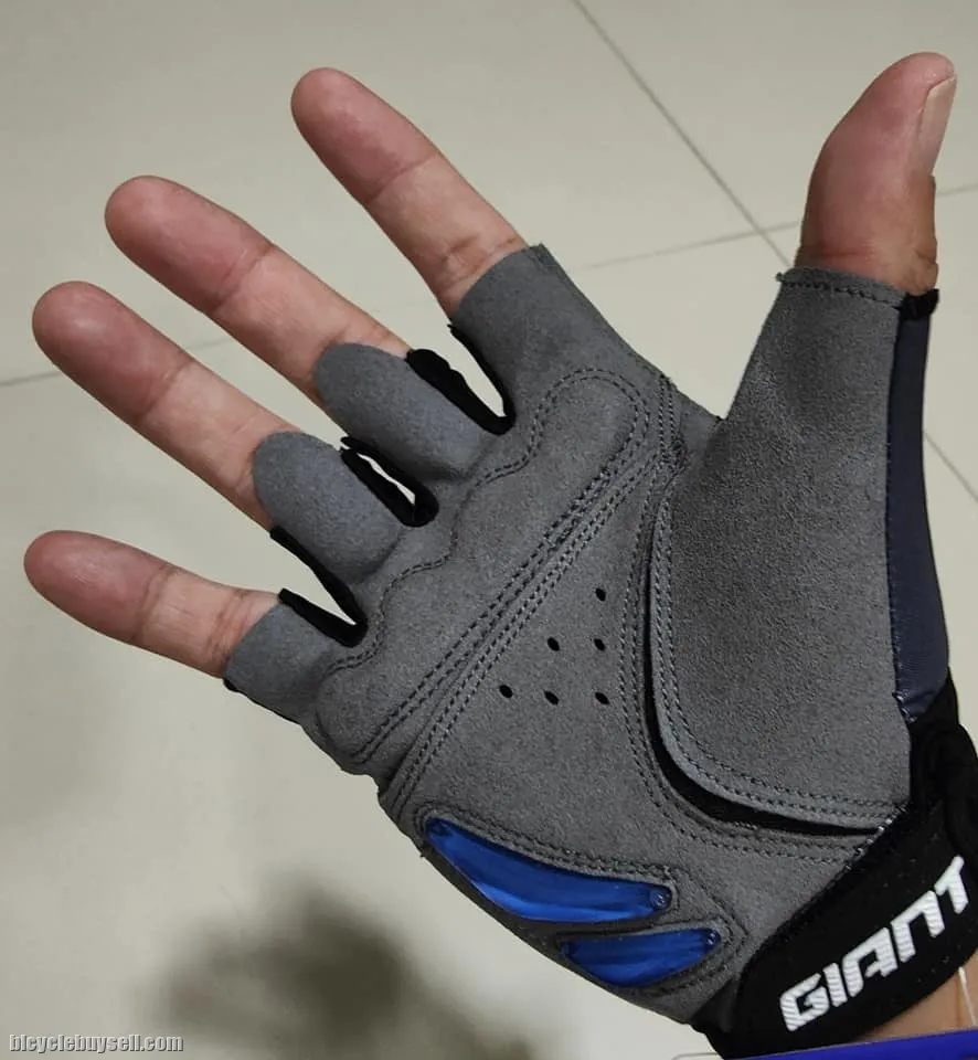 Giant Zwei Series Half Finger Gloves with Finger Pull Tab Gel Padding