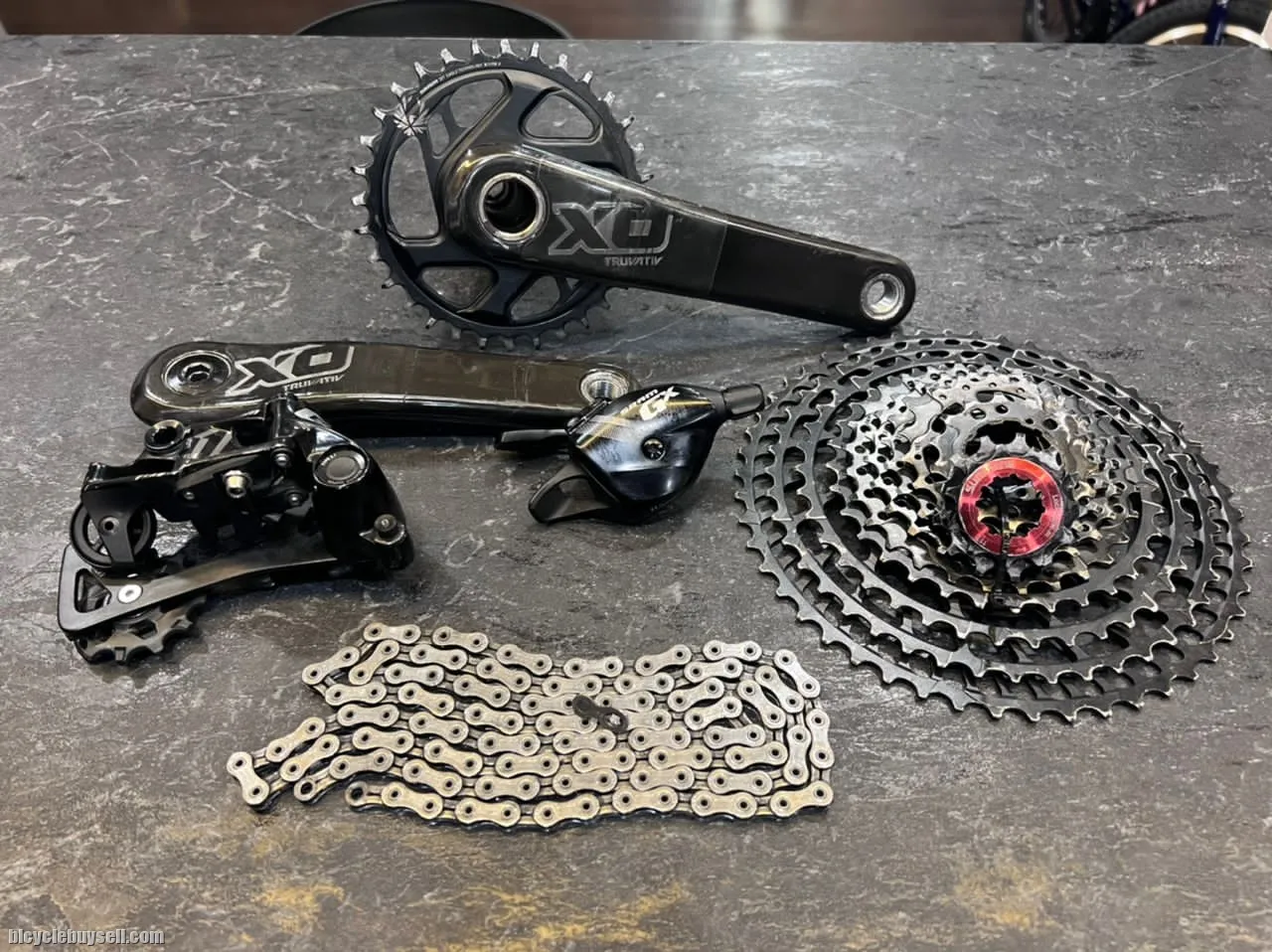 1 x 11 Mtb sram Groupset with XO carbon Crank