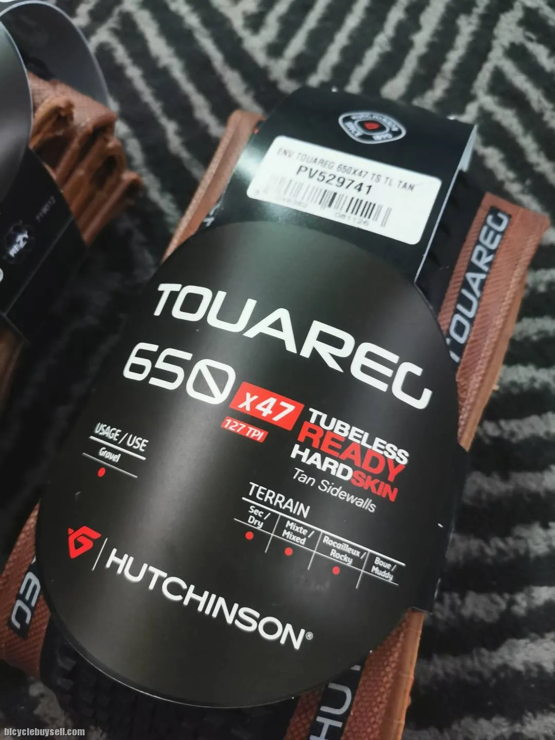 Hutchinson Touareg Bi-Compound HardSkin 650Bx47 Tubeless Gravel Tyre