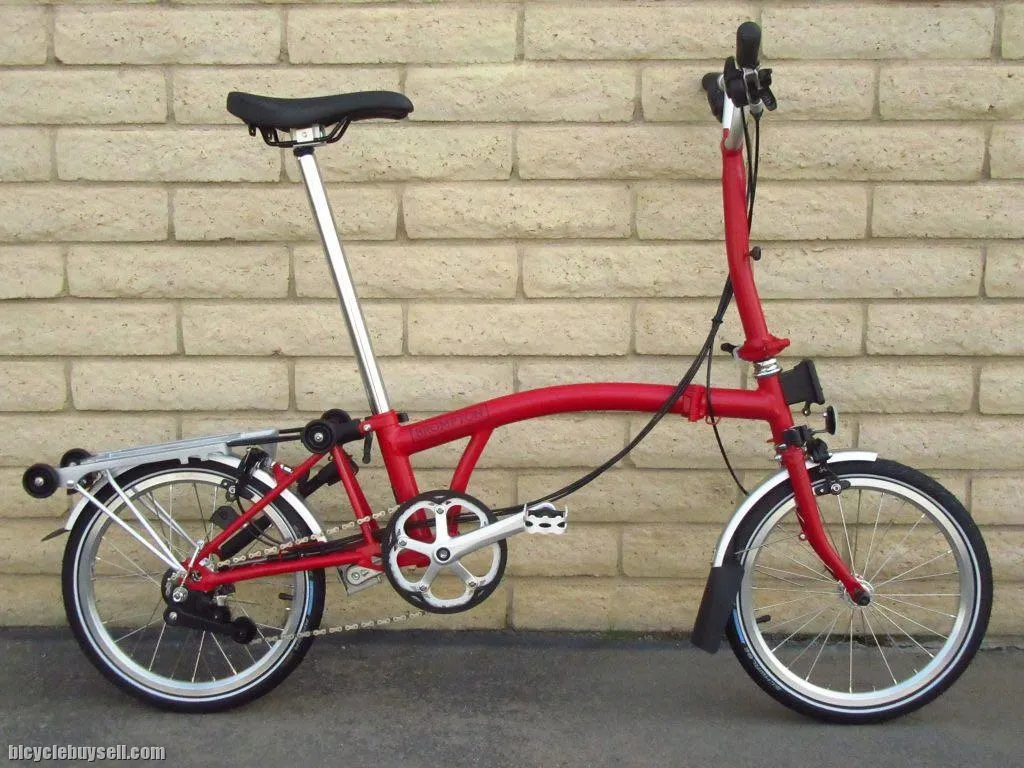 Brompton C line M6R (House Red) Ready stock