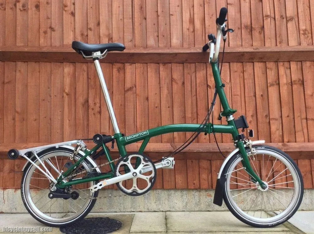 Brompton C line M6R (Racing Green) Ready stock