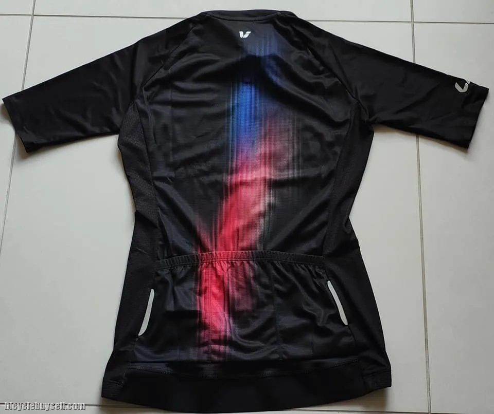 LIV Short Sleeves Breakaway Series Club Cut Cycling Jersey - S size Only Shades of Red