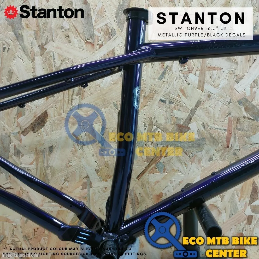 STANTON Switch9er 29"  Boost Hardtail (Steel Frame) Purple Black Decals