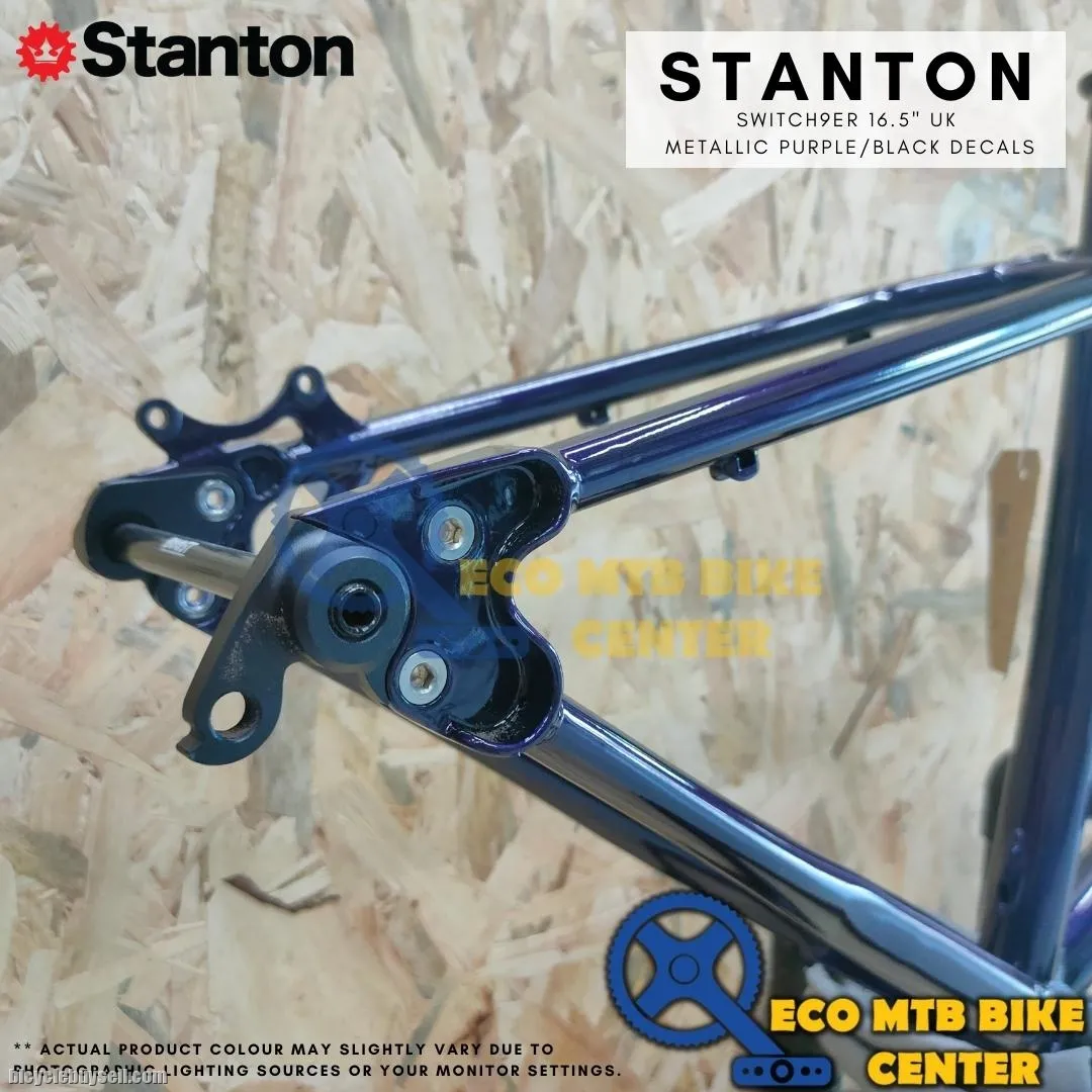 STANTON Switch9er 29"  Boost Hardtail (Steel Frame) Purple Black Decals