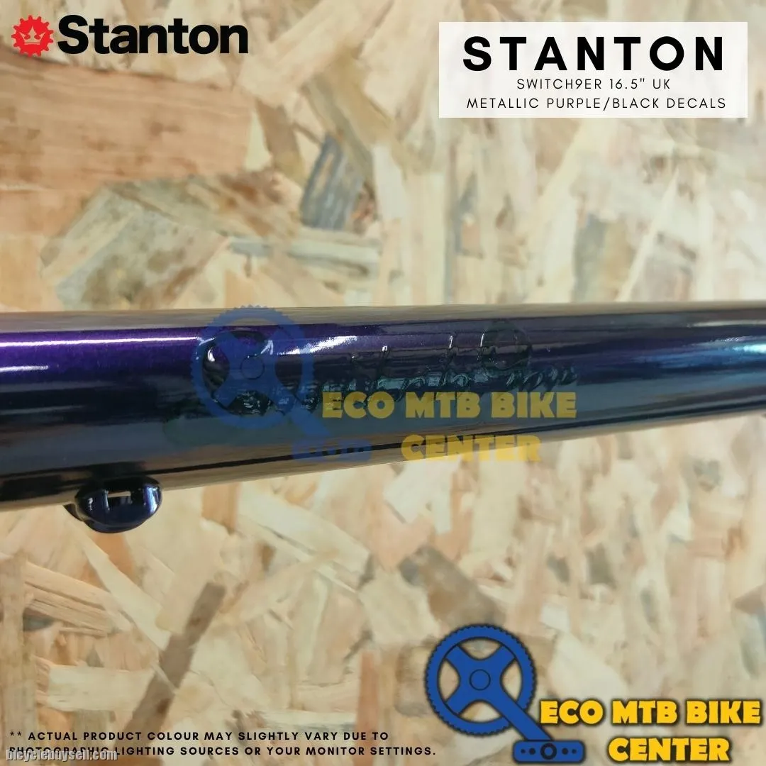 STANTON Switch9er 29"  Boost Hardtail (Steel Frame) Purple Black Decals