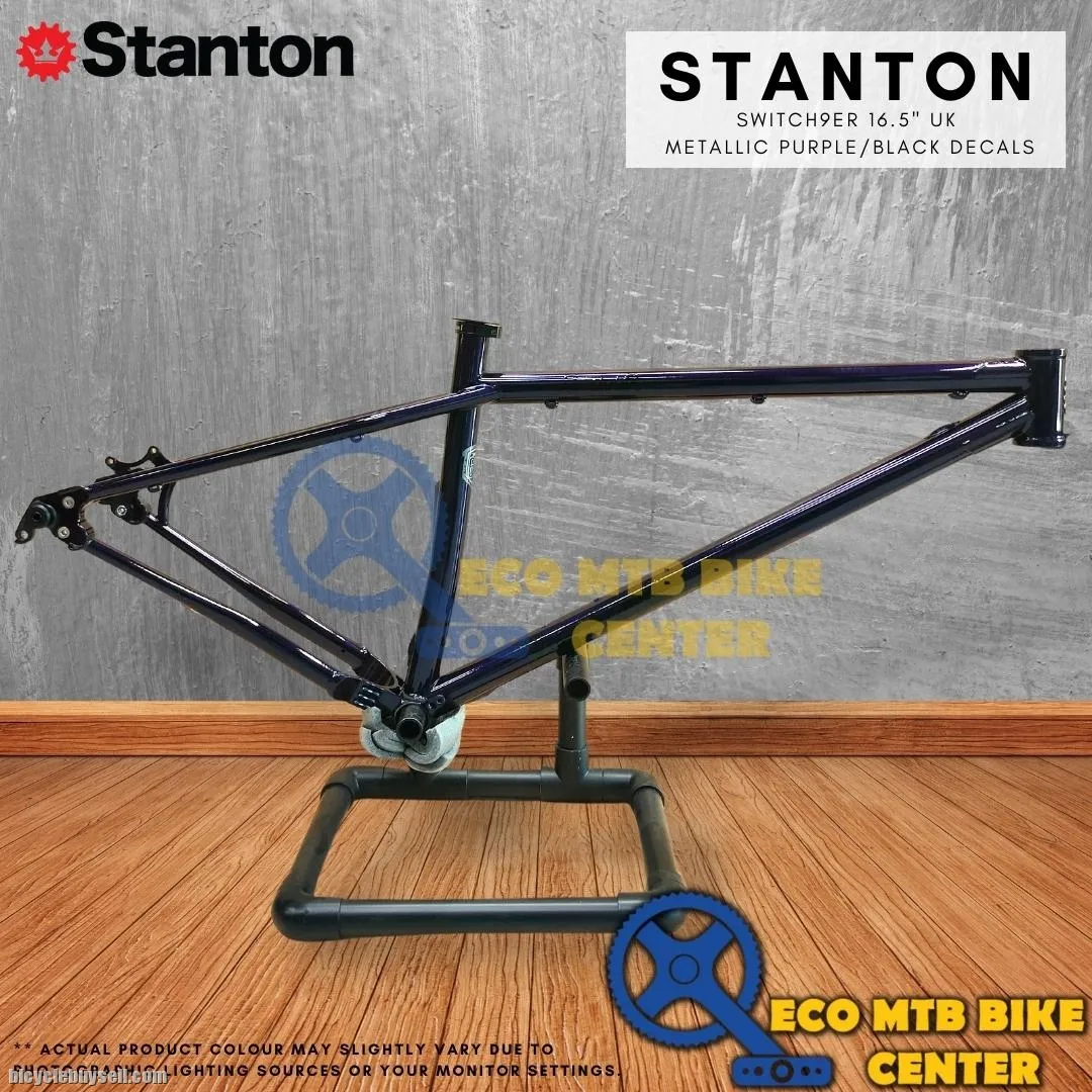 STANTON Switch9er 29"  Boost Hardtail (Steel Frame) Purple Black Decals