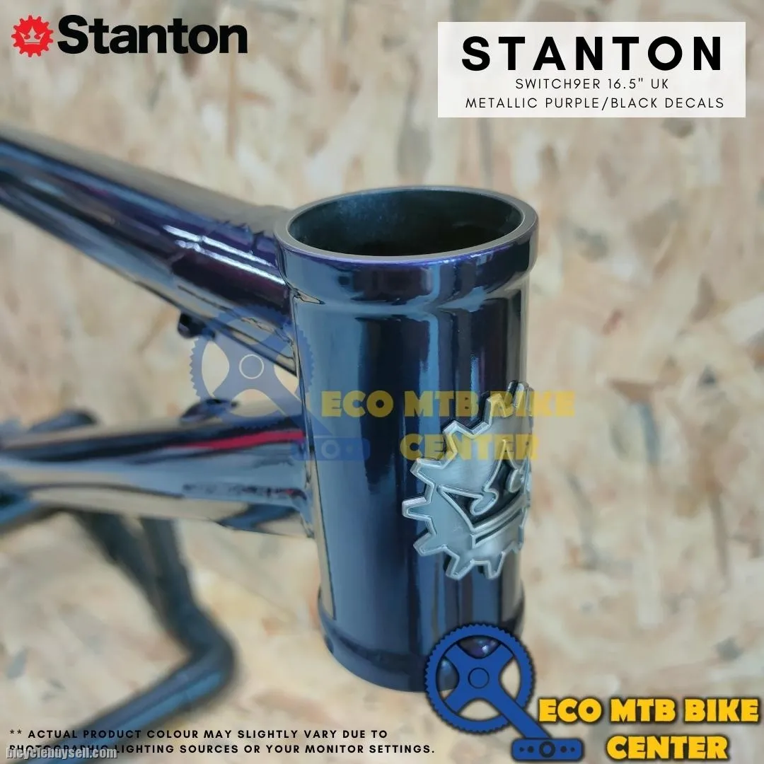 STANTON Switch9er 29"  Boost Hardtail (Steel Frame) Purple Black Decals