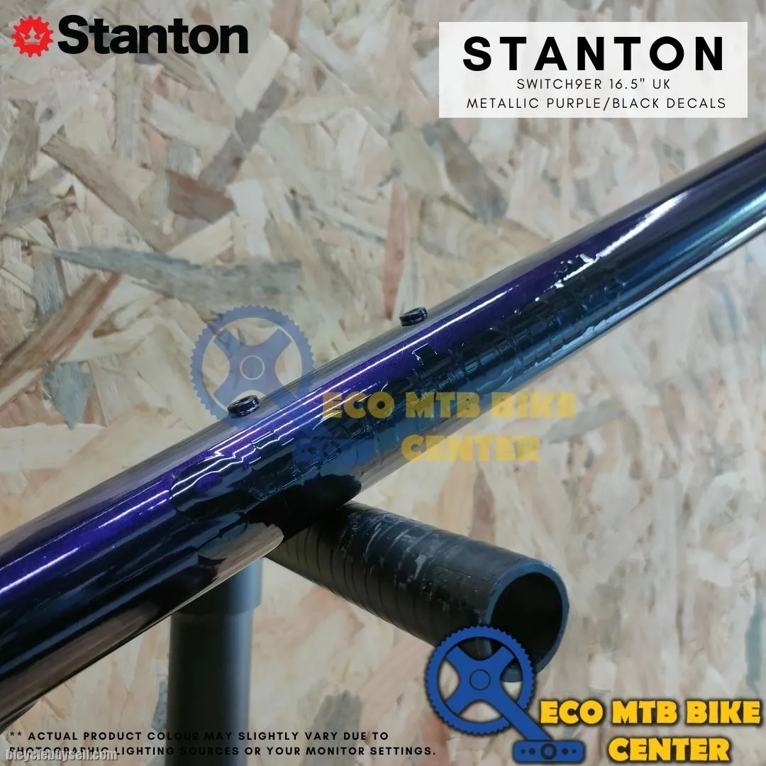 STANTON Switch9er 29"  Boost Hardtail (Steel Frame) Purple Black Decals