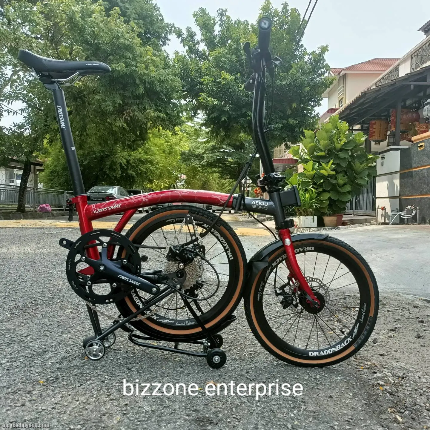 16â€ Crossmac aeiou trifold folding bike like bromptom