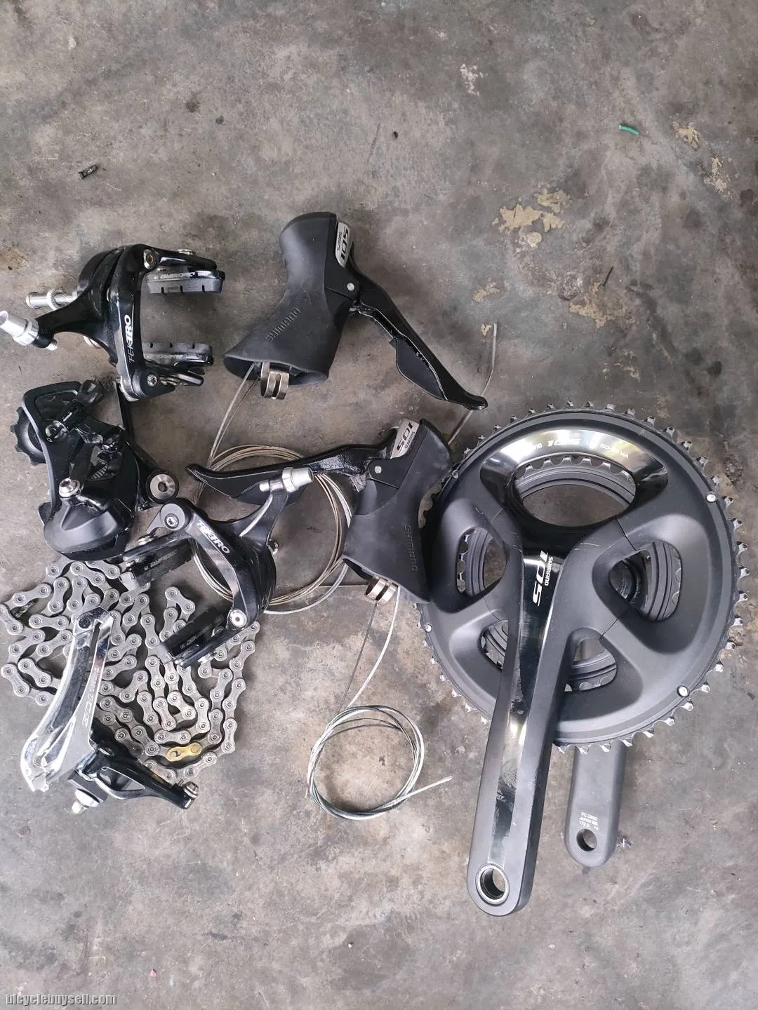 Mix group set Shimano 105 11speed
