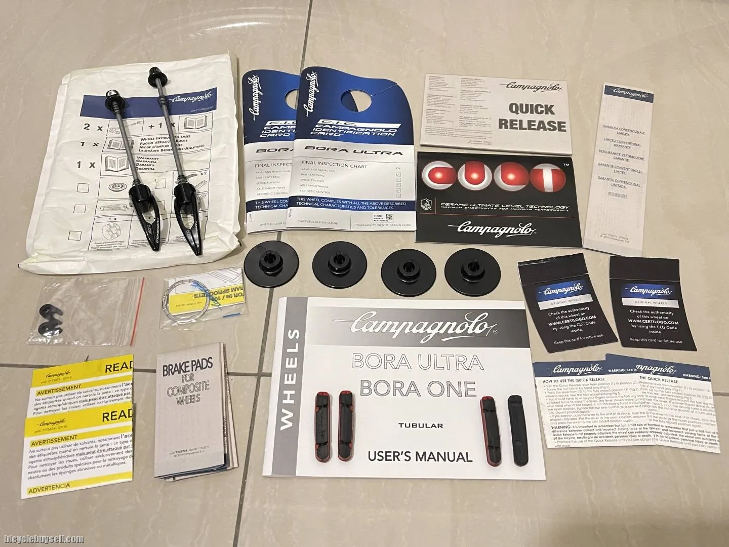 Campagnolo Bora Ultra 50 Tubular Rimbrake