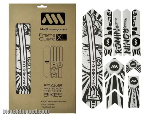 AMS FRAME GUARD XL CLEAR-RONIN BLACK