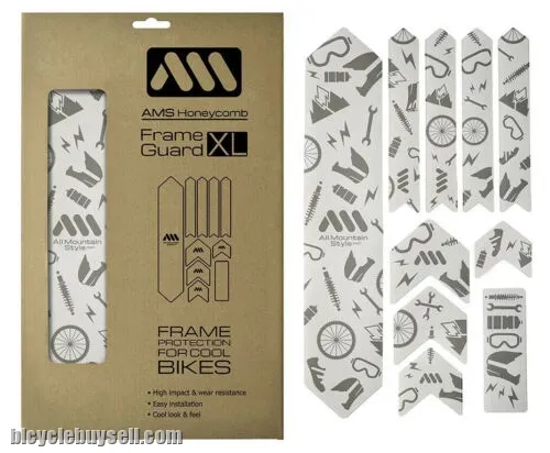 AMS FRAME GUARD XL CLEAR-JOY RIDE GREY