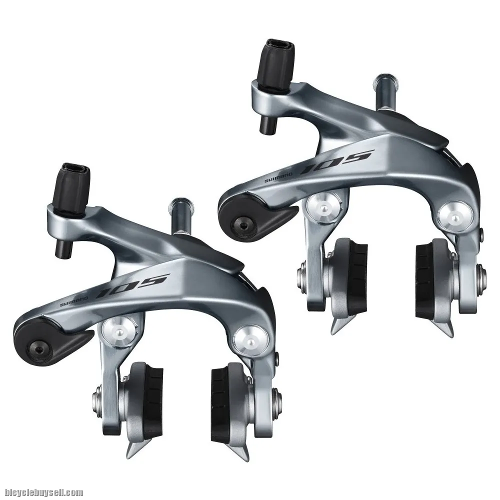 SHIMANO 105 Dual-Pivot Brake Caliper BR-R7000 Silver Pair