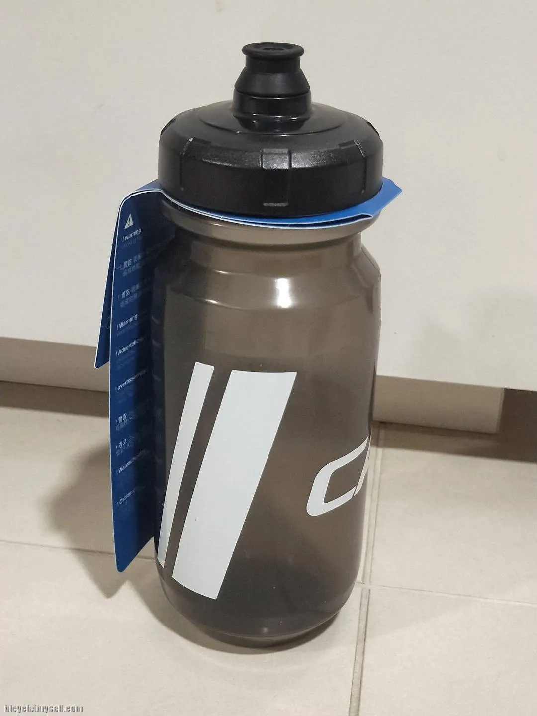 Cadex Water Bottle by Giant 600ML Transparent Black PP05 Made in Taiwan BPA Free