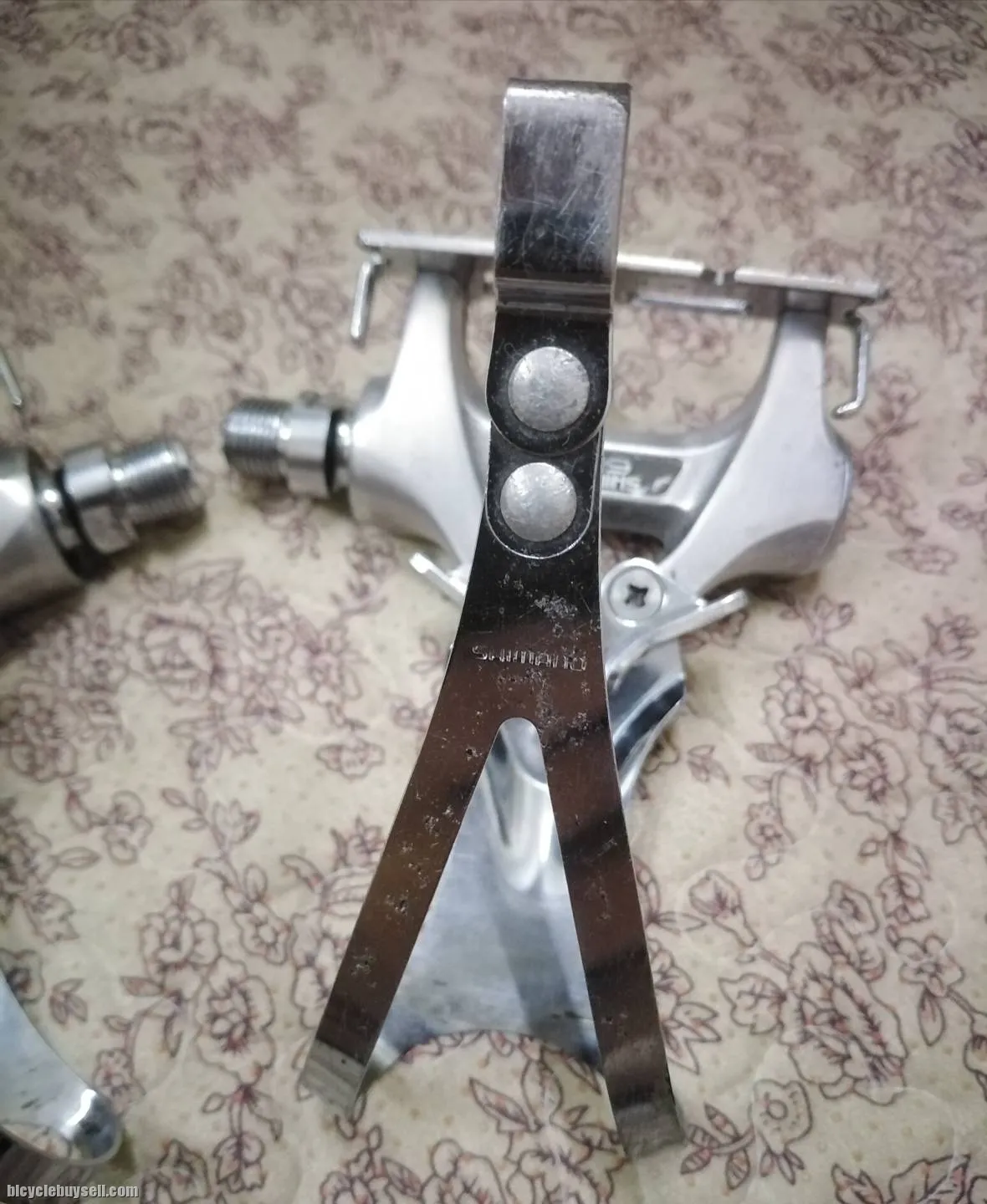 Shimano 600 Pedal c/w Metal Cage Vintage