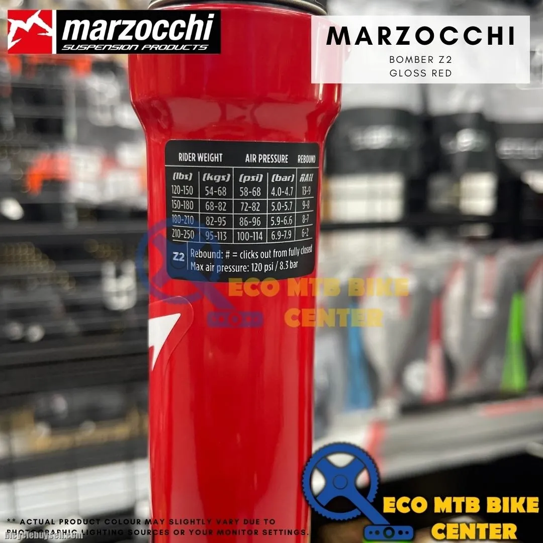 MARZOCCHI Fork Bomber Z2 ,29,140mm travel, rail, Sweep-ADJ, 1.5T, 44mm Rake