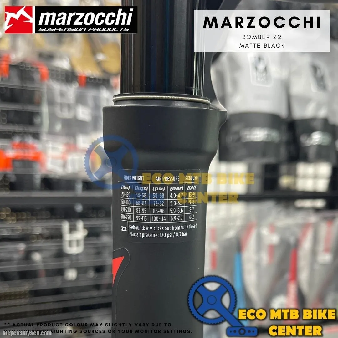 MARZOCCHI Fork Bomber Z2 ,29,140mm travel, rail, Sweep-ADJ, 1.5T, 44mm Rake