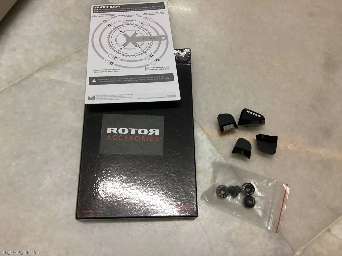 Rotor Crank CoverSet R9100 | Spain @ free pos