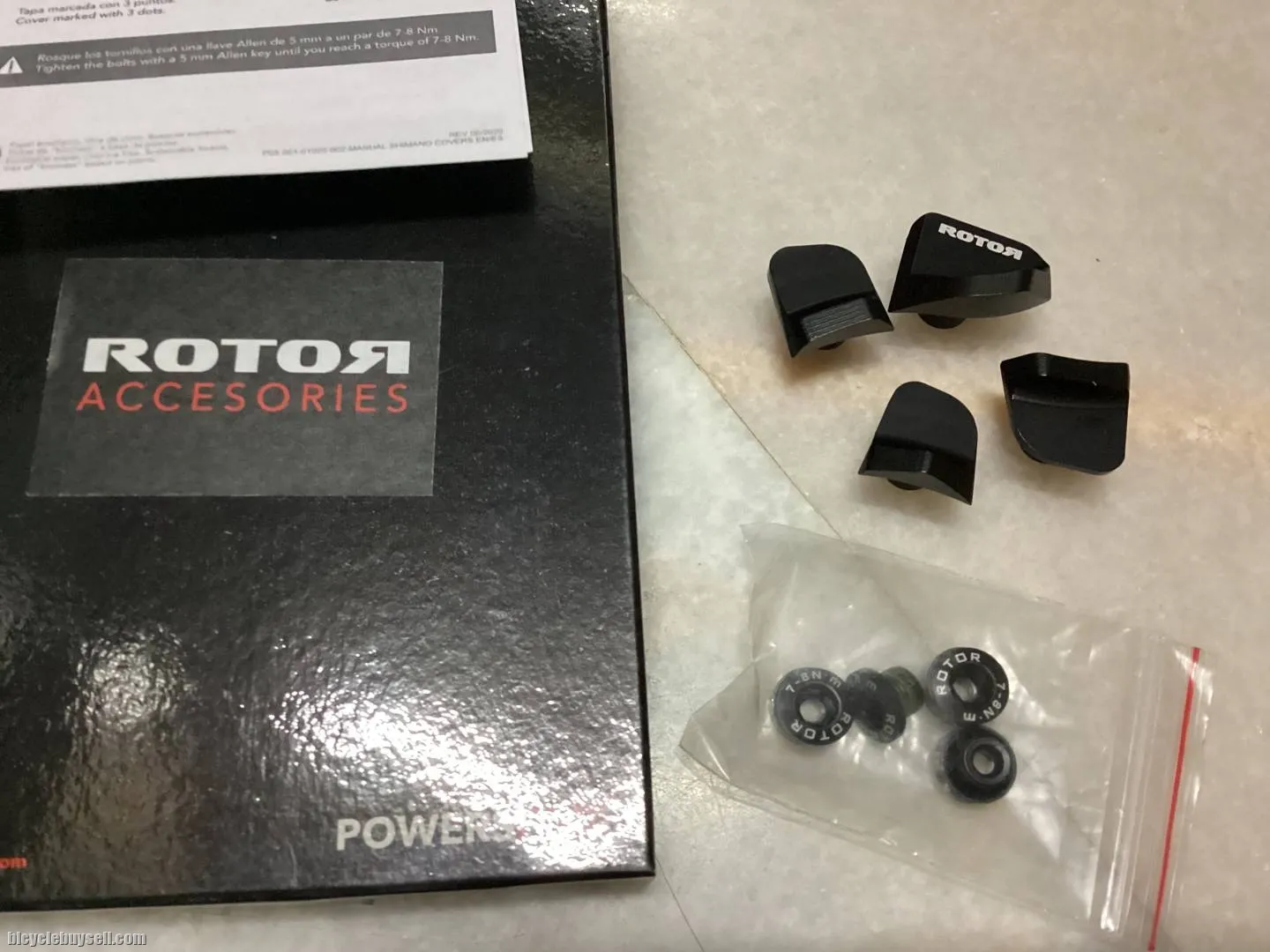 Rotor Crank CoverSet R9100 | Spain @ free pos