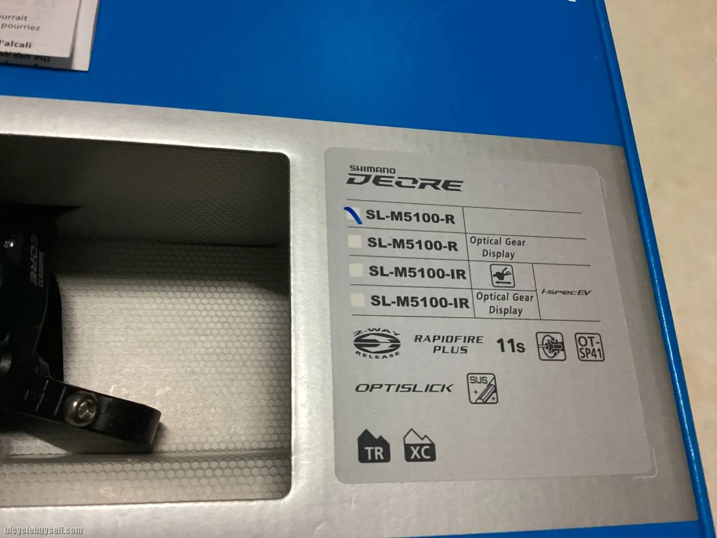 Shimano Deore M5100 Shifter 11speed | Right @ free pos