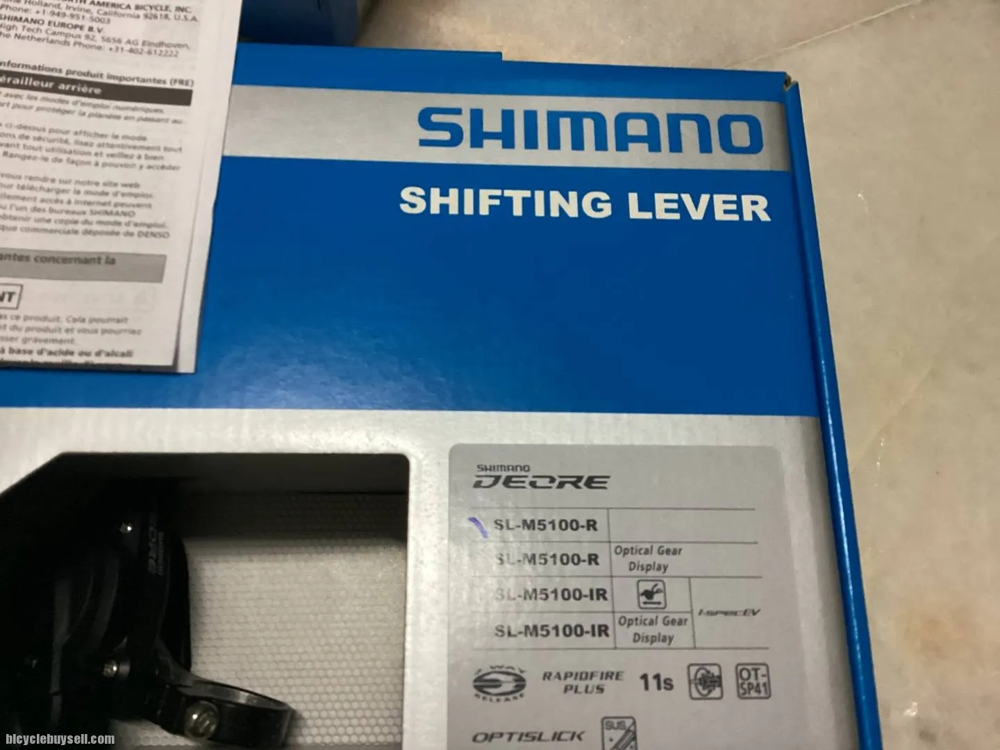 Shimano Deore M5100 Shifter 11speed | Right @ free pos