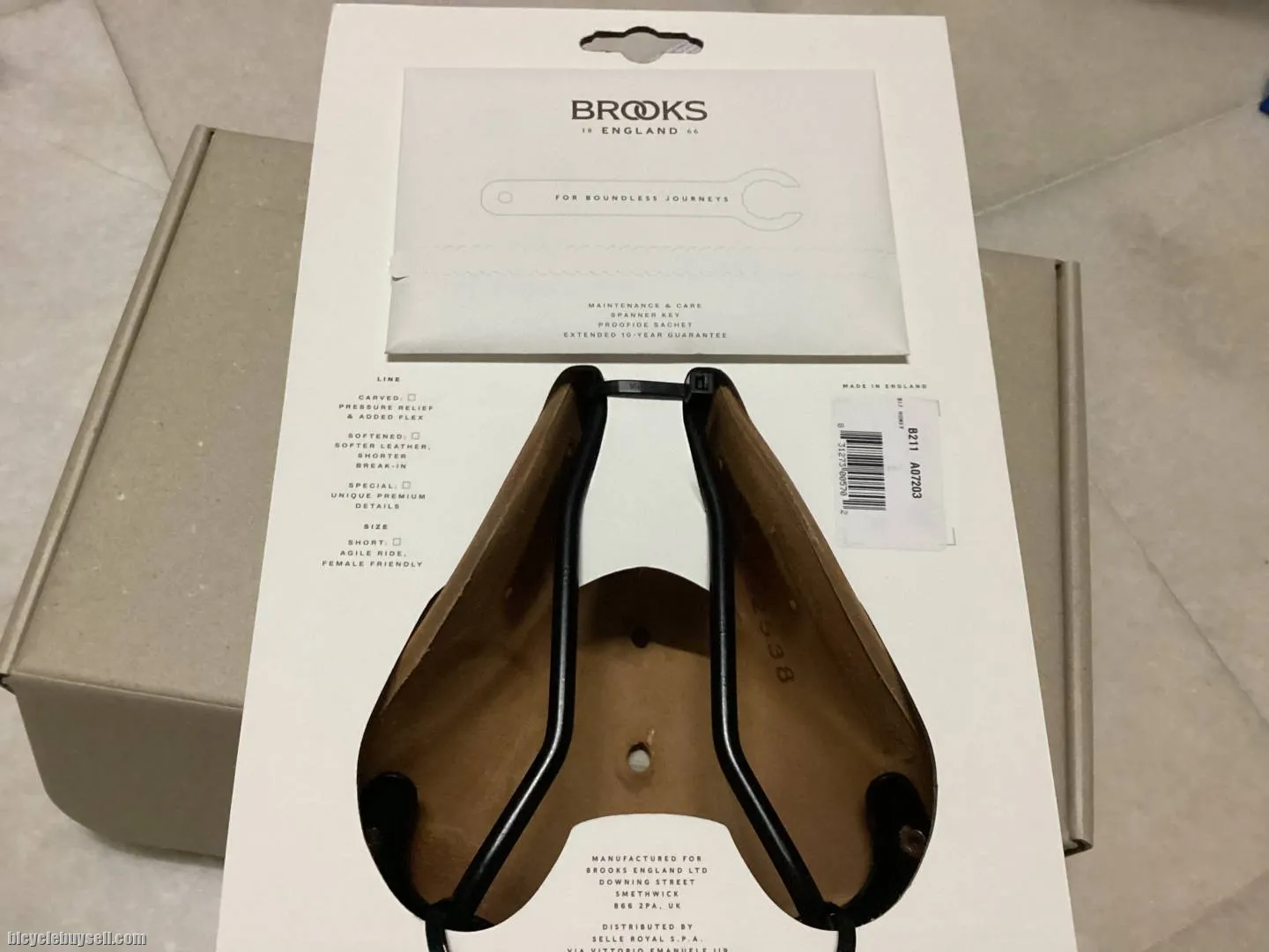 Brooks B17 Standard Leather England Saddles @ free pos