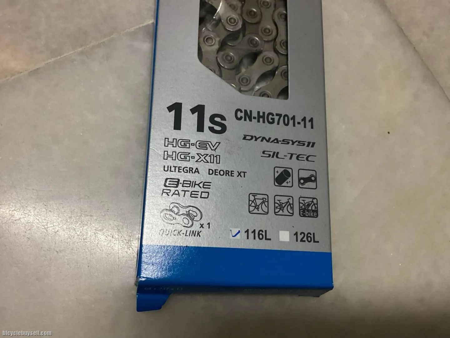 Shimano Deore XT/Ultegra Narrow Chain | 11speed @ free pos