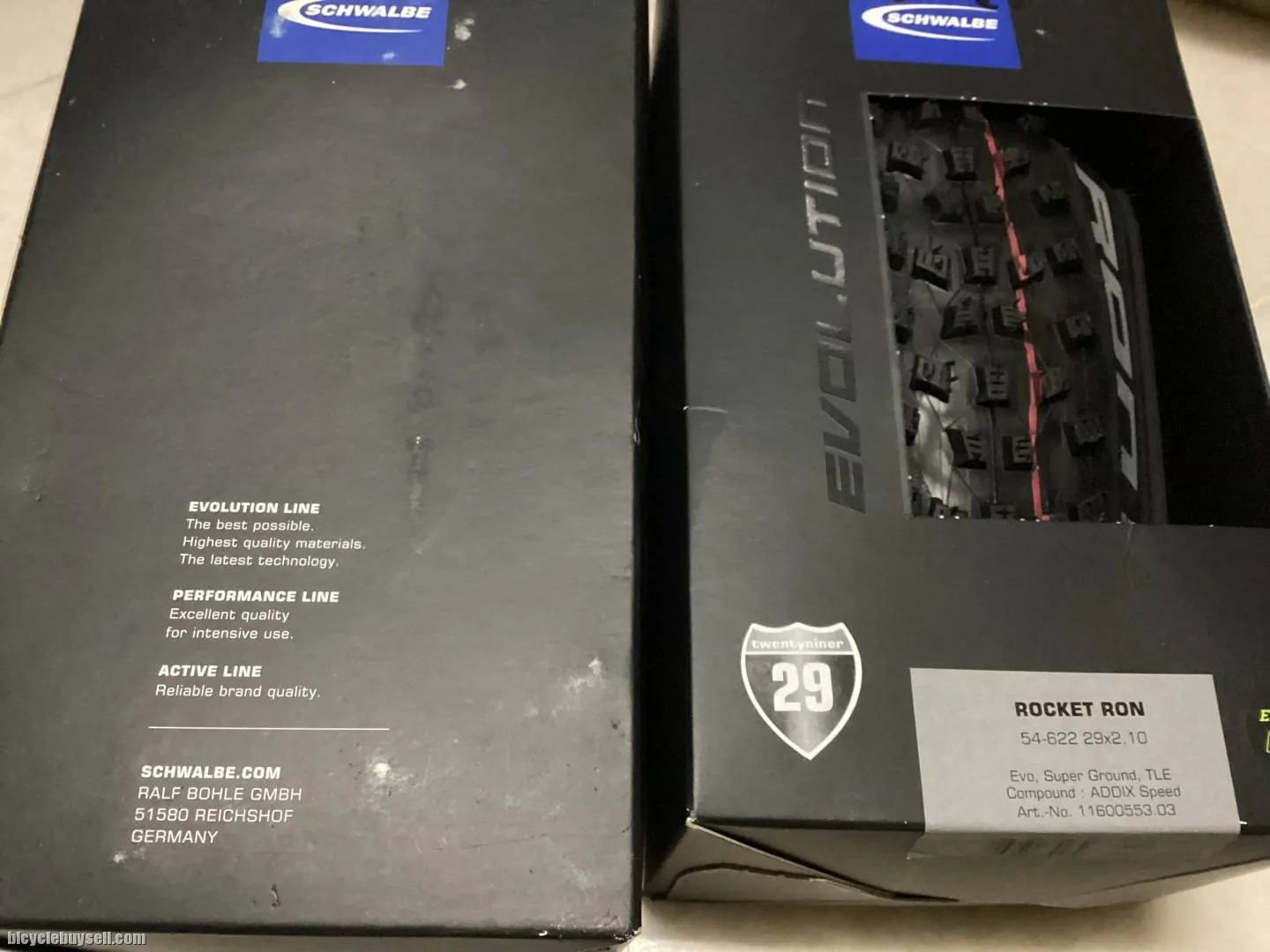 Schwalbe Rocket Ron 29x2.1 | SuperGround/ADDIX 1pair @ free pos