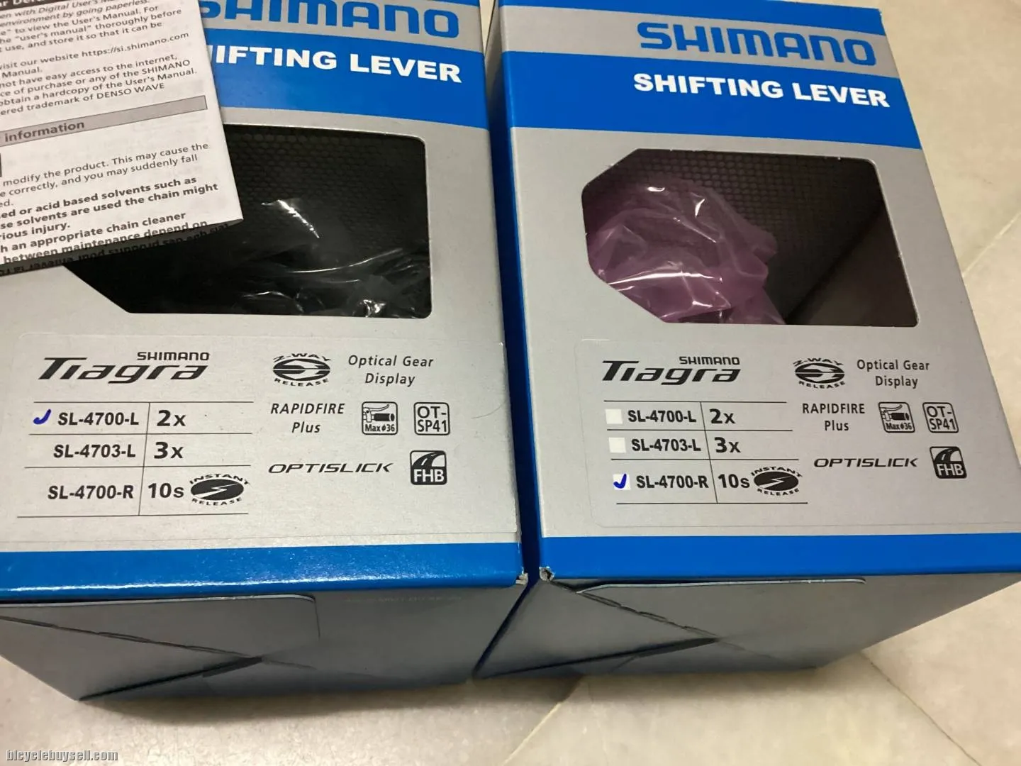 Shimano Tiagra FlatBar Shifter | FoldingBike 2x10s @ free pos