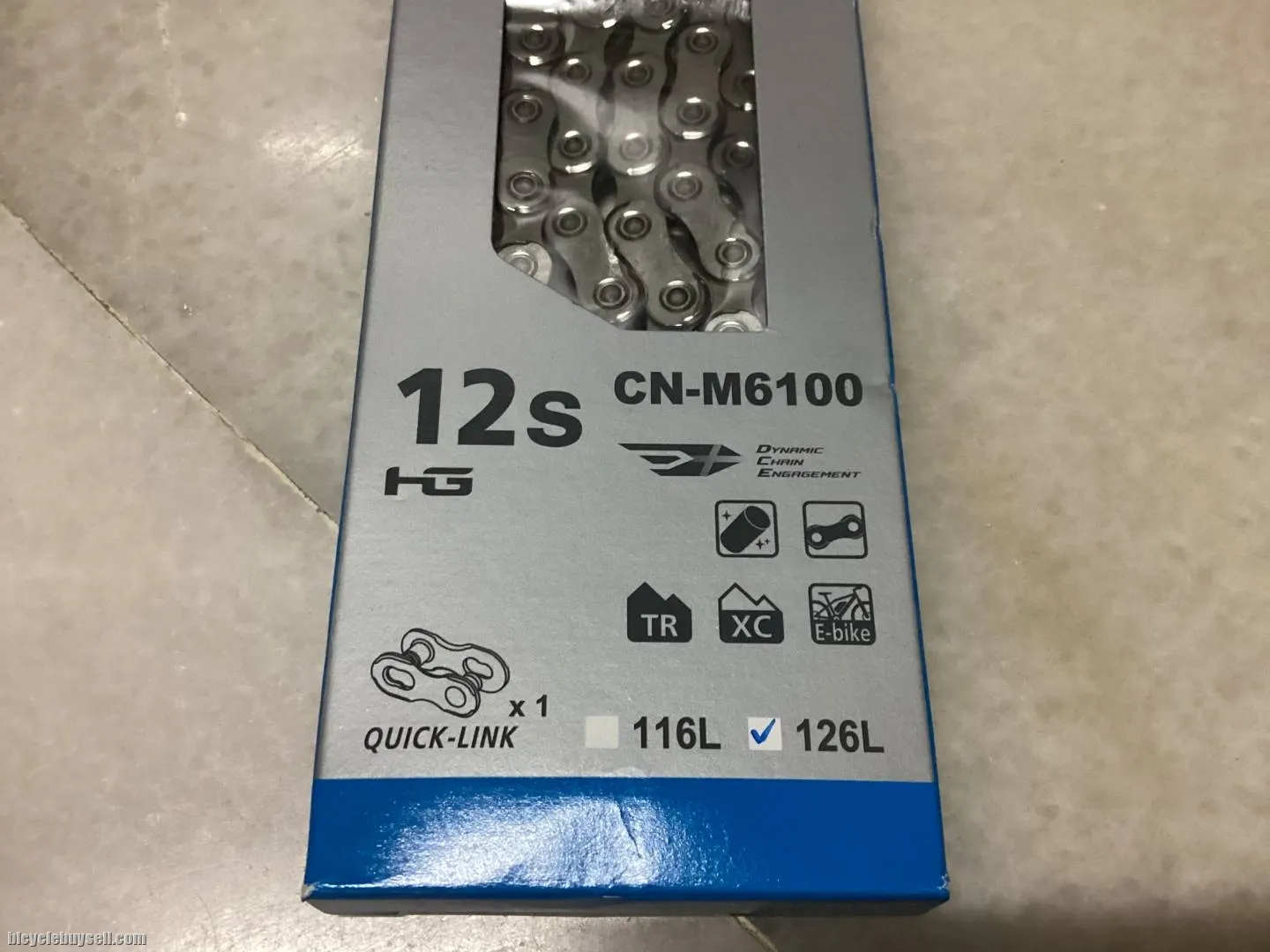Shimano Deore 12s Chain CN-M6100 | 126L @ free pos