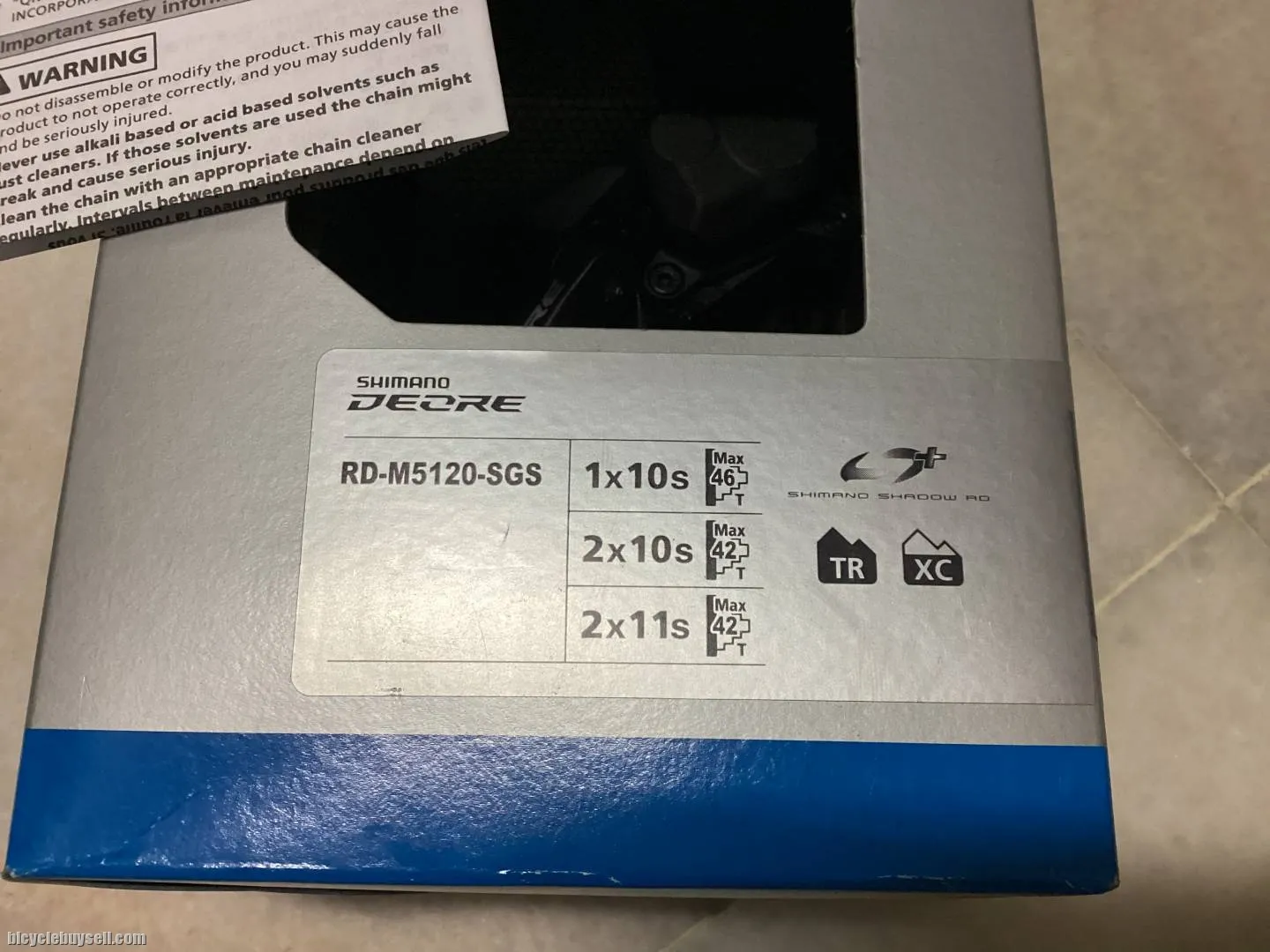 Shimano Deore M5120 RD 11s @ free pos