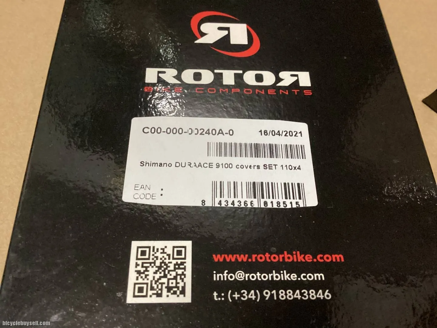 Rotor Cover Set R9100 DA Crank (free pos w.m)