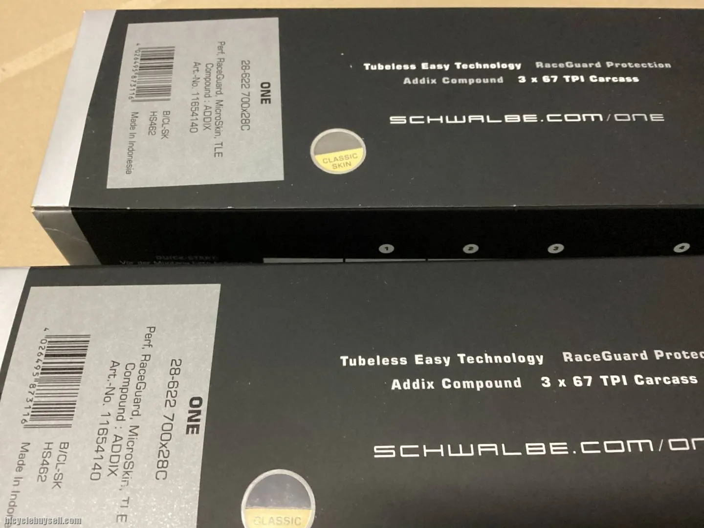 Schwalbe One Tubeless MicroSkin Classic / 28c 1set (free pos w.m)