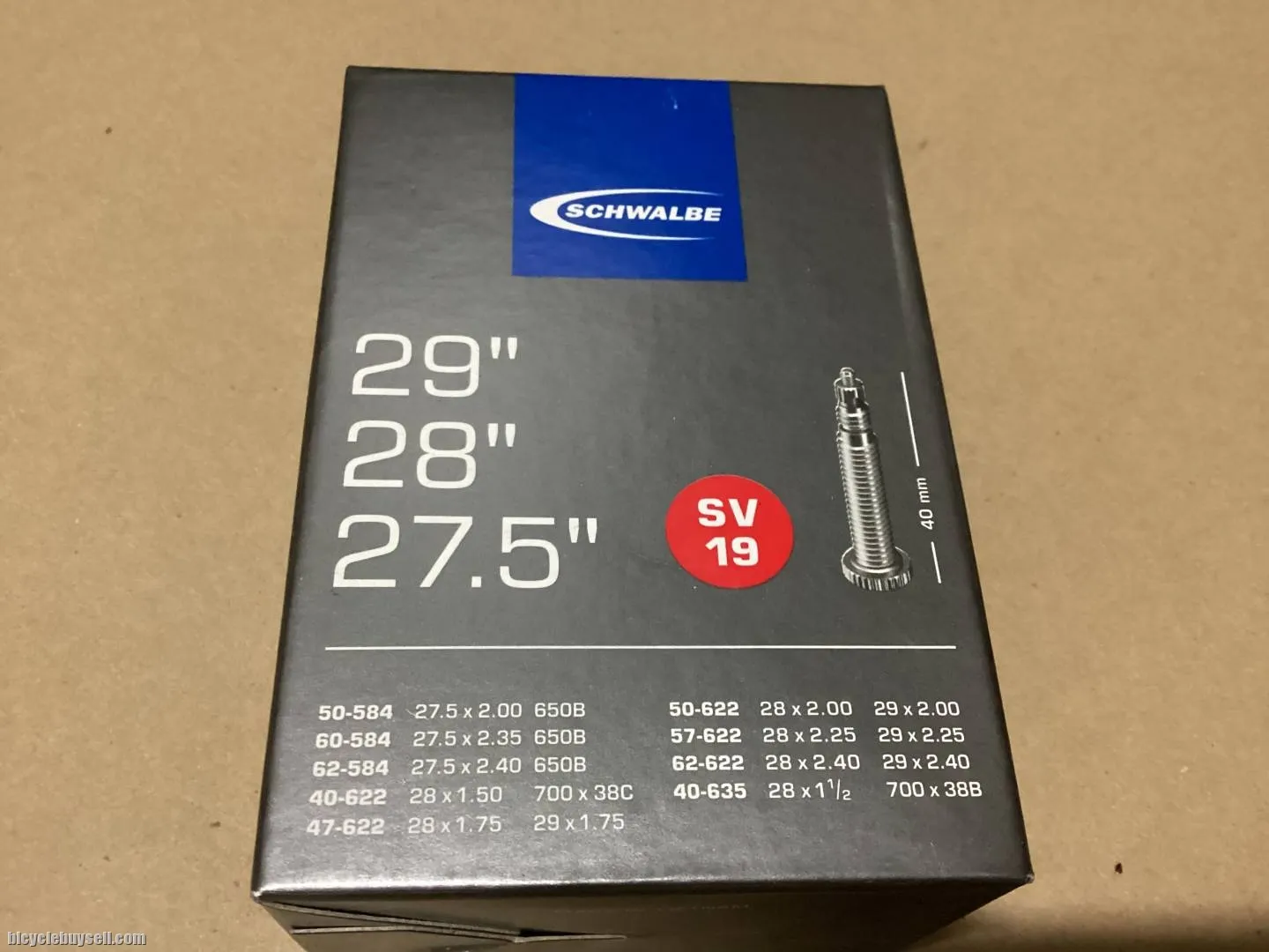 Schwalbe MTB Tube 27.5/29er FV40mm (free pos w.m)